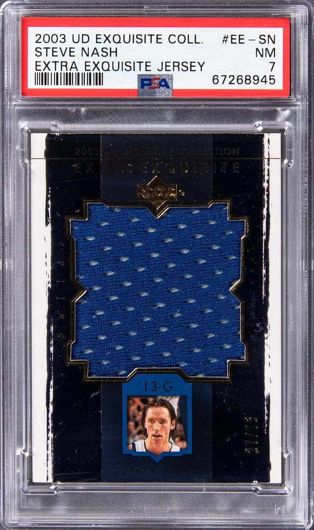 2003-04 Upper Deck Exquisite Collection Steve Nash Extra Exquisite Jersey #EE-SN card image