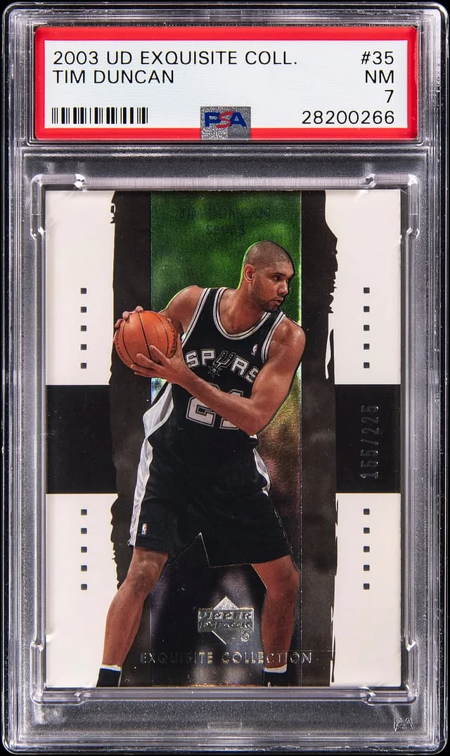 2003-04 Upper Deck Exquisite Collection Tim Duncan #35 card image