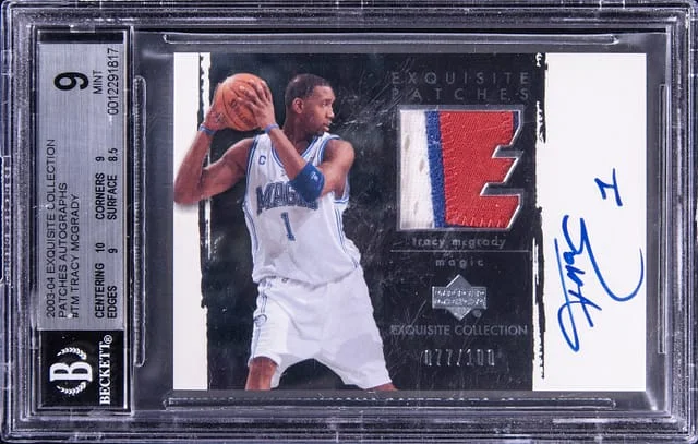 2003-04 Upper Deck Exquisite Collection Tracy McGrady #AP-TM card image