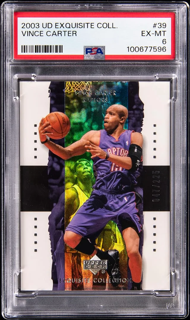 2003-04 Upper Deck Exquisite Collection Vince Carter #39 card image