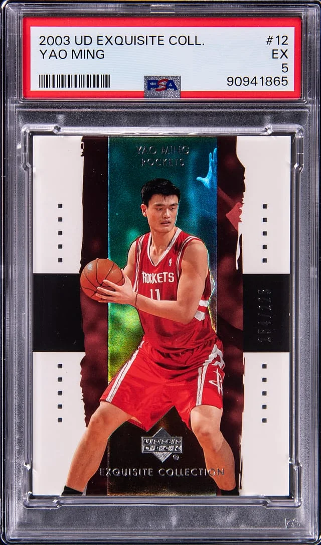 2003-04 Upper Deck Exquisite Collection Yao Ming #12 card image