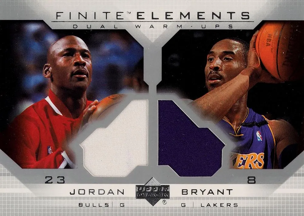 2003-04 Upper Deck Finite Michael Jordan Elements Dual Warmups #FE1 card image