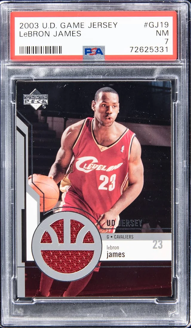 2003-04 Upper Deck Game Jersey LeBron James #GJ19 card image