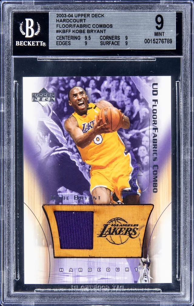 2003-04 Upper Deck Hardcourt Kobe Bryant Floor/Fabric Combos #KB-FF card image