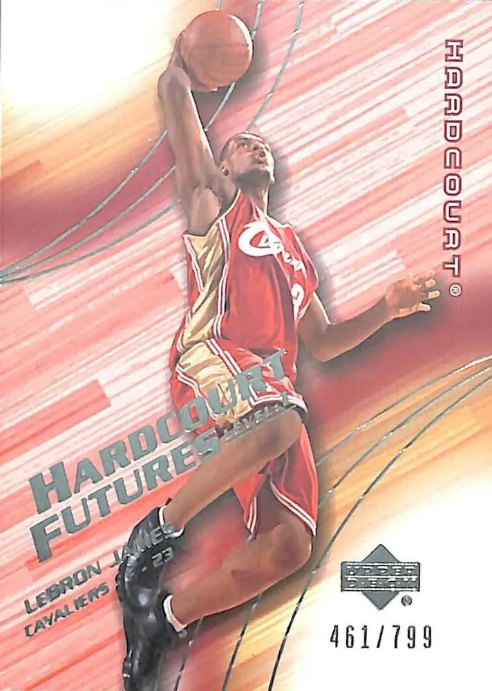 2003-04 Upper Deck Hardcourt Lebron James #132 card image
