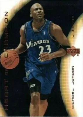 2003-04 Upper Deck Hardcourt Michael Jordan Heart of a Champion #MJ12 card image