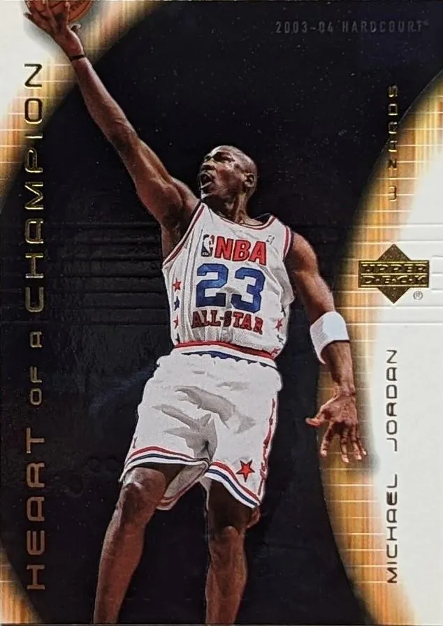 2003-04 Upper Deck Hardcourt Michael Jordan Heart of a Champion #MJ15 card image