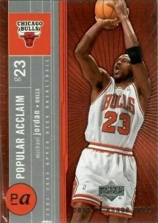 2003-04 Upper Deck Honor Roll Michael Jordan Popular Acclaim #PA12 card image