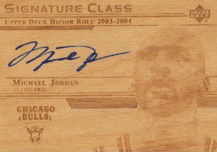 2003-04 Upper Deck Honor Roll Michael Jordan Signature Class #SC11 card image