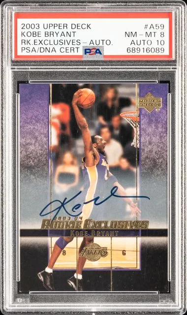 2003-04 Upper Deck Kobe Bryant Exclusives Autographs #A59 card image