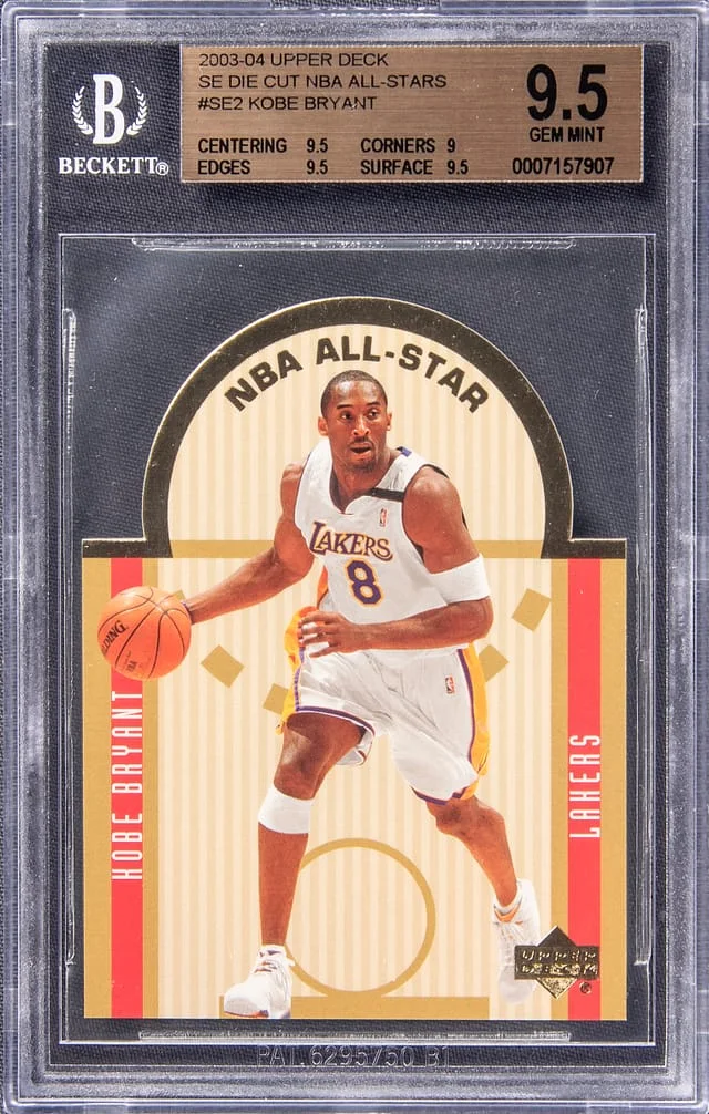 2003-04 Upper Deck Kobe Bryant SE Die Cut NBA All-Stars #SE2 card image