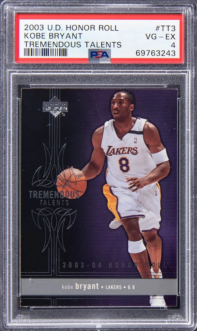 2003-04 Upper Deck Kobe Bryant Honor Roll Tremendous Talents #TT3 card image