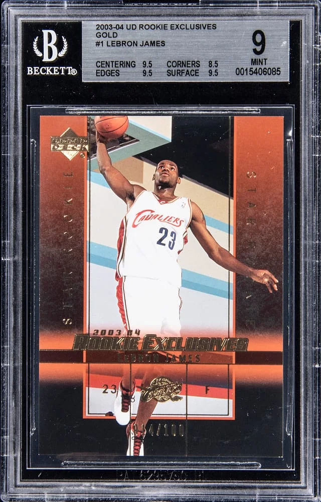 2003-04 Upper Deck LeBron James Phenomenal Beginning #1 card image