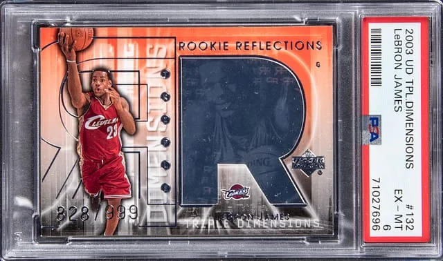 2003-04 Upper Deck LeBron James Triple Dimensions Reflections #132 card image