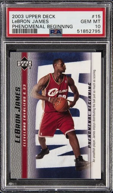 2003-04 Upper Deck LeBron James Phenomenal Beginning #15 card image