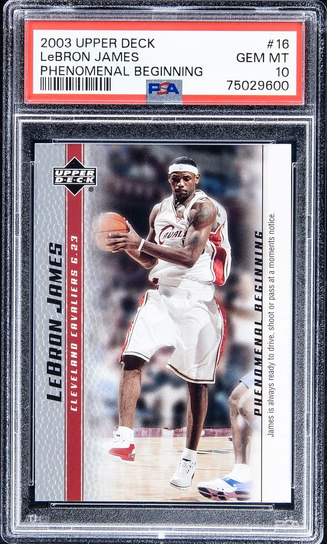 2003-04 Upper Deck LeBron James Phenomenal Beginning #16 card image