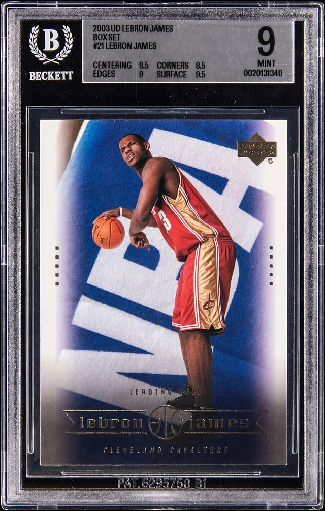2003-04 Upper Deck LeBron James Boxset #21 card image