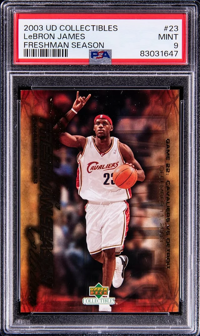 2003-04 Upper Deck LeBron James Box Set #23 card image