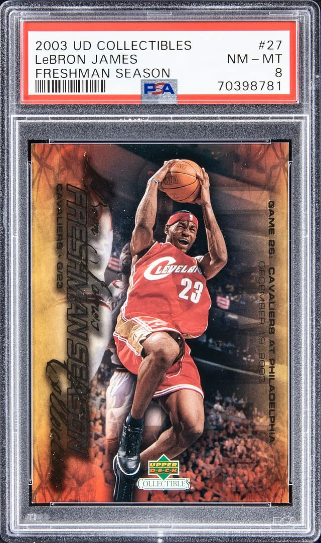 2003-04 Upper Deck LeBron James Collectibles Freshman Season #27 card image