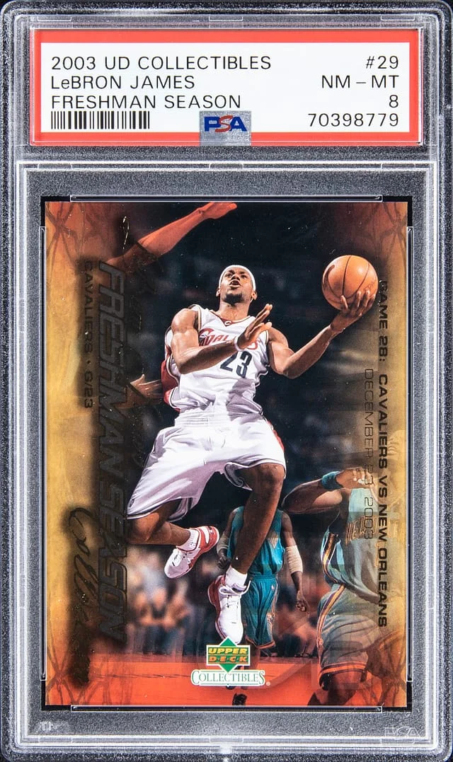 2003-04 Upper Deck LeBron James Collectibles Freshman Season #29 card image