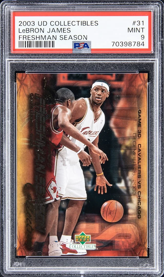 2003-04 Upper Deck LeBron James Collectibles Freshman Season #31 card image