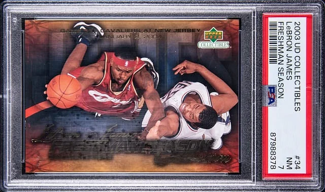 2003-04 Upper Deck LeBron James Collectibles Freshman Season #34 card image