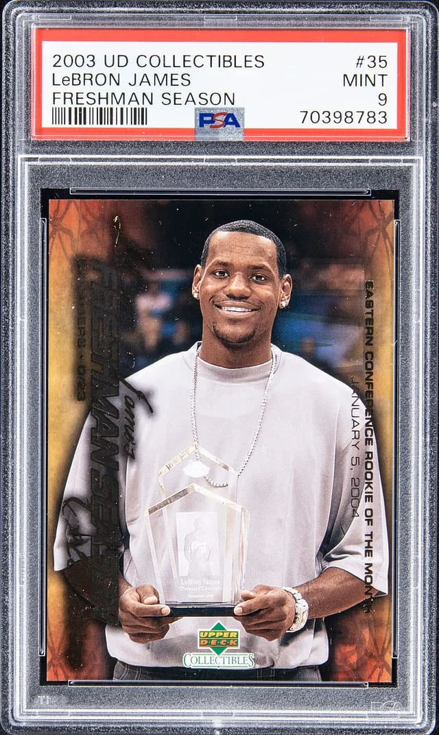 2003-04 Upper Deck LeBron James Collectibles Freshman Season #35 card image