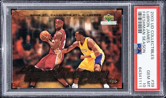 2003-04 Upper Deck LeBron James Collectibles Freshman Season #39 card image