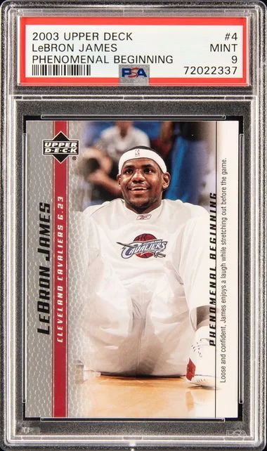 2003-04 Upper Deck LeBron James Phenomenal Beginnings #4 card image