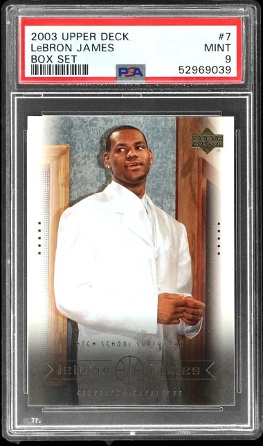 2003-04 Upper Deck LeBron James Box Set #7 card image
