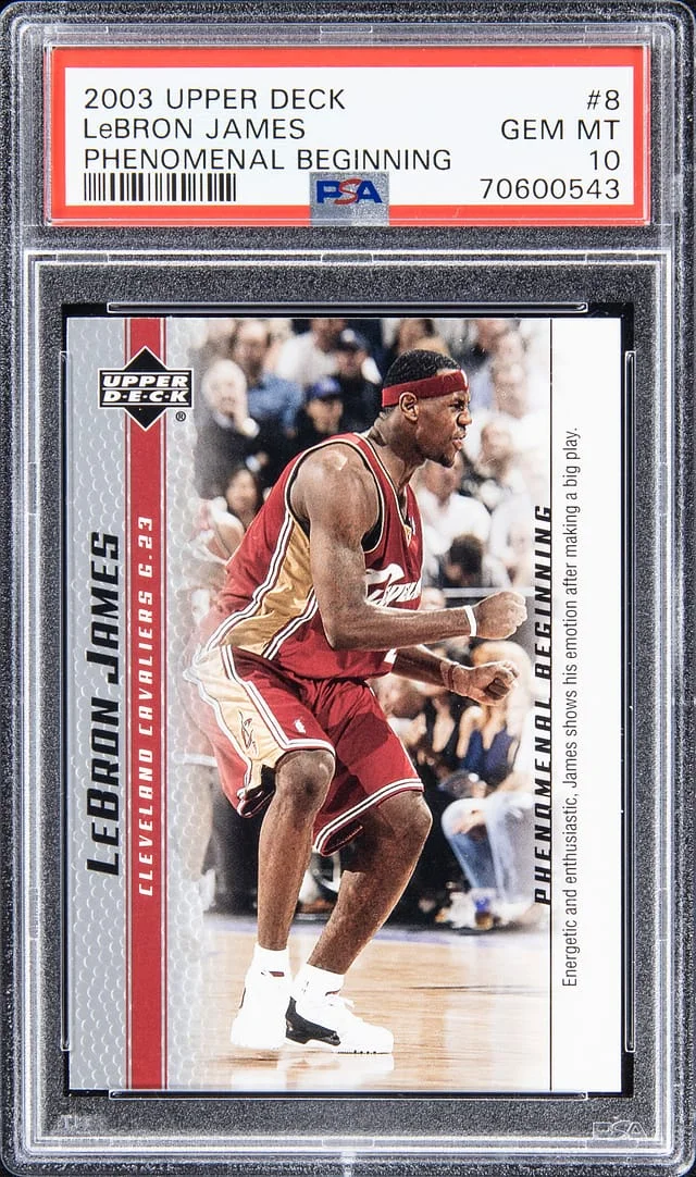2003-04 Upper Deck LeBron James Phenomenal Beginning #8 card image