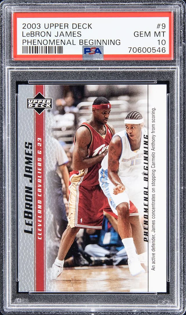 2003-04 Upper Deck LeBron James Box Set #9 card image