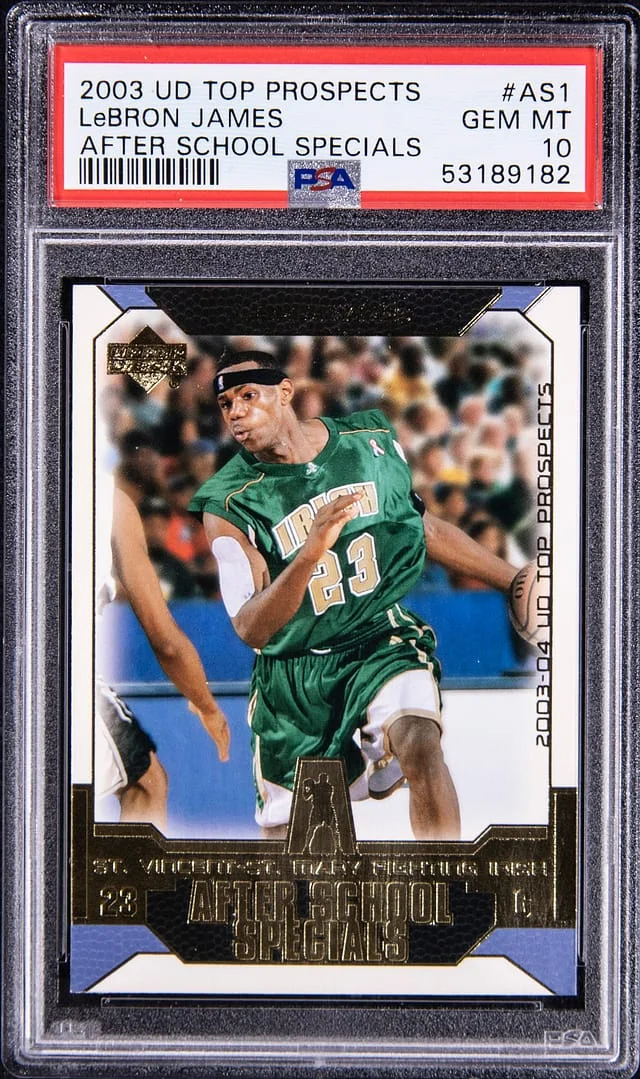 2003-04 Upper Deck LeBron James Top Prospects After School Specials #AS-1 card image