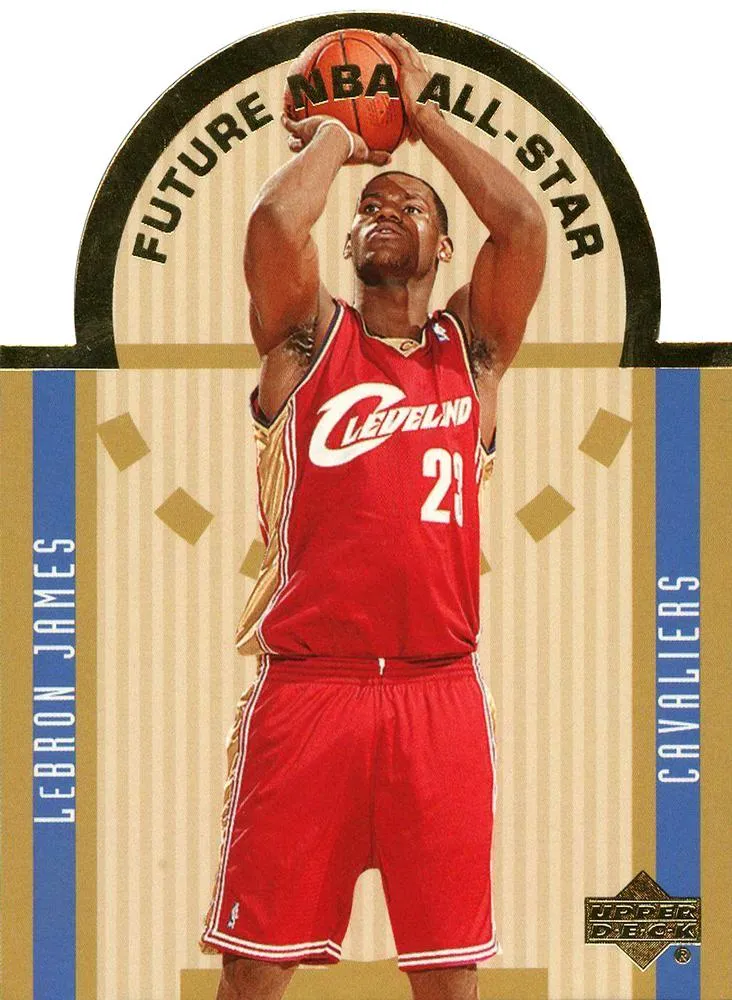 2003-04 Upper Deck Lebron James Future NBA All-Stars #E15 card image