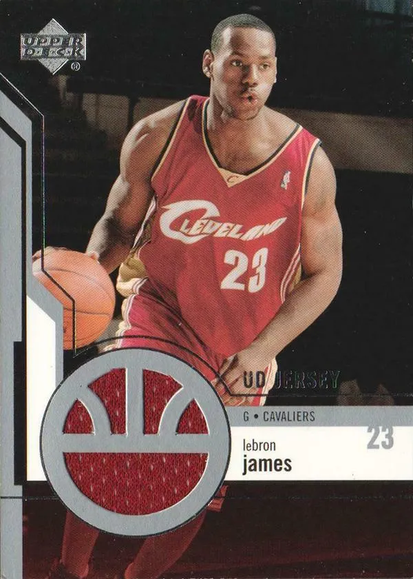 2003-04 Upper Deck Lebron James UD Game Jerseys #GJ19 card image