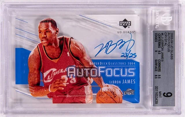 2003-04 Upper Deck LeBron James Standing O Graphs #LJ card image