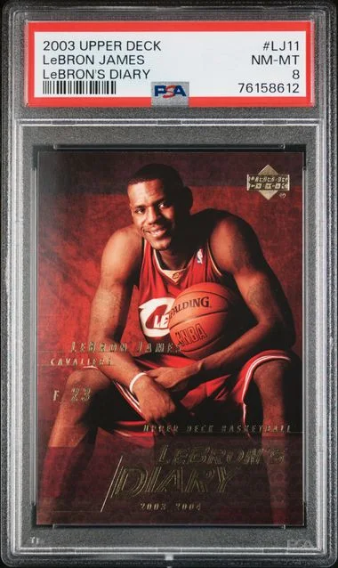 2003-04 Upper Deck LeBron James LeBron's Diary #LJ11 card image