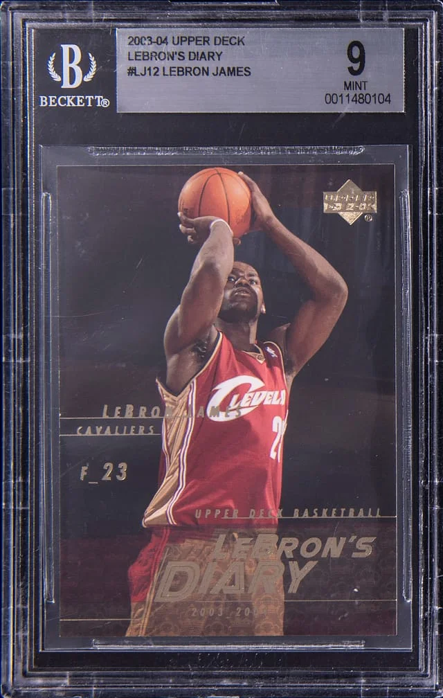 2003-04 Upper Deck LeBron James #LJ12 card image