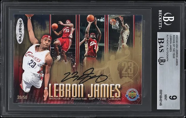 2003-04 Upper Deck Lebron James of the Year LeBron James #no-number card image
