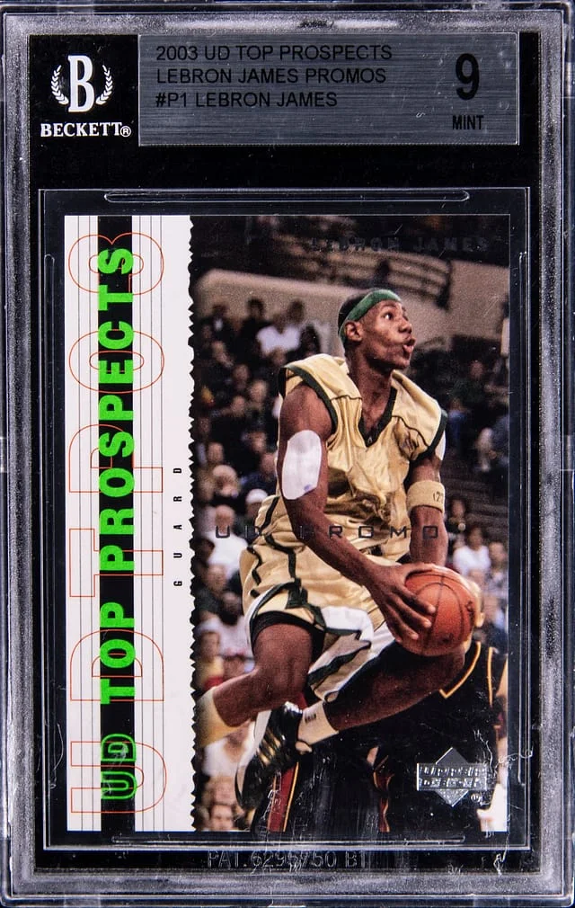 2003-04 Upper Deck LeBron James Top Prospects Promos #P1 card image