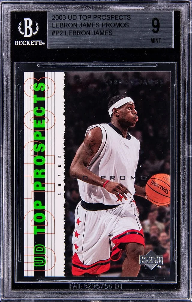 2003-04 Upper Deck LeBron James Top Prospects Promo #P2 card image