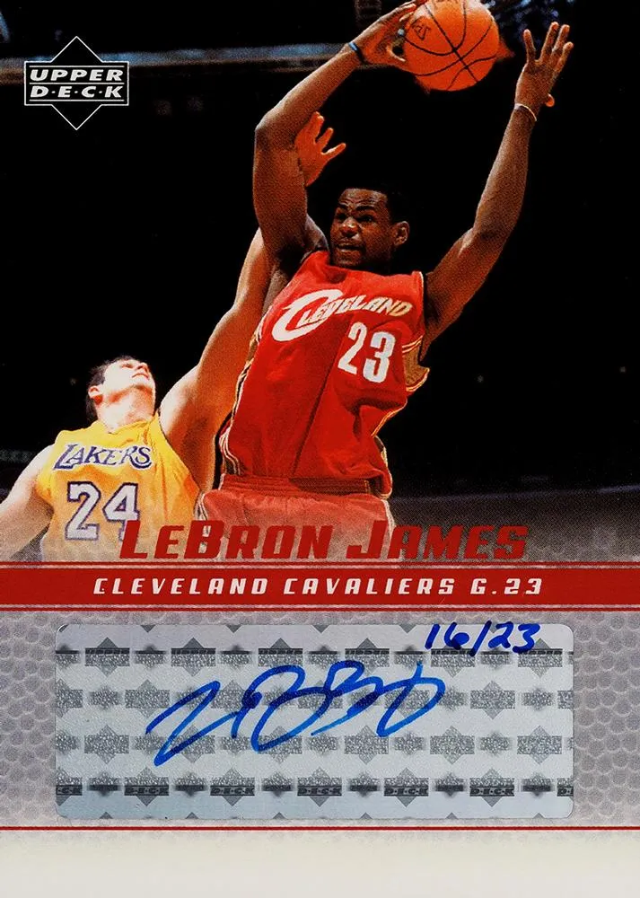2003-04 Upper Deck LeBron James Phenomenal Beginning Lebron James #LJ card image
