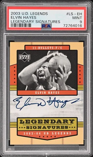 2003-04 Upper Deck Legends Elvin Hayes Legendary Signatures #LS-EH card image