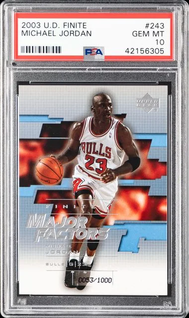 2003-04 Upper Deck Michael Jordan Finite #243 card image