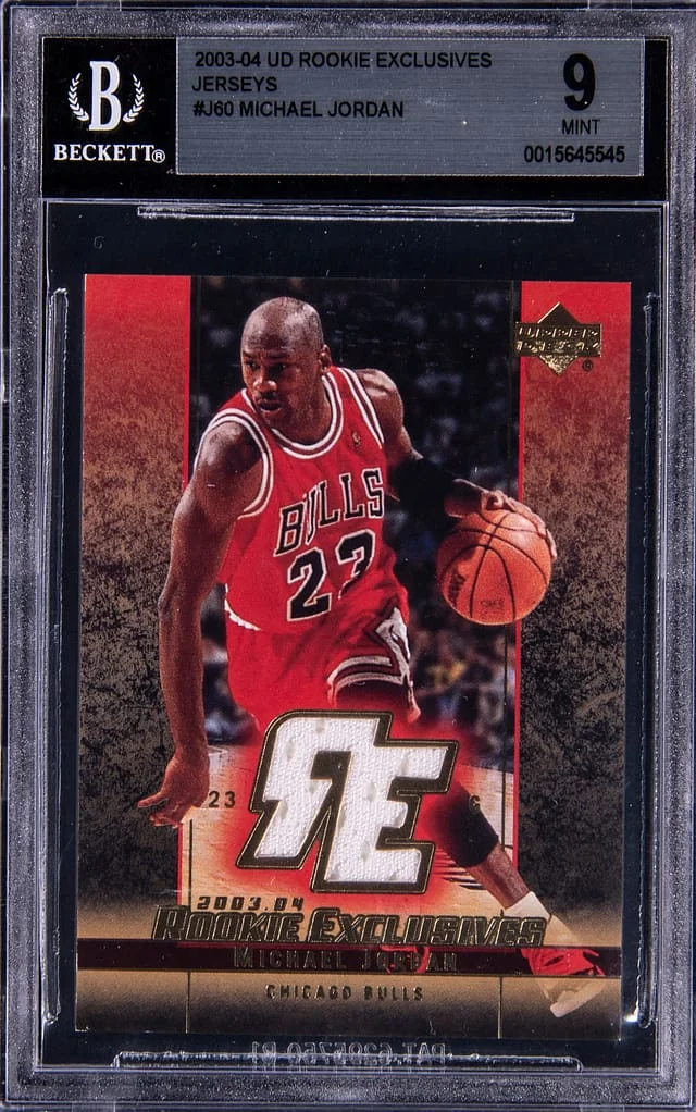 2003-04 Upper Deck Michael Jordan Exclusives Jerseys #J60 card image