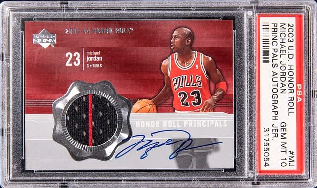 2003-04 Upper Deck Michael Jordan Honor Roll Principles #MJ card image