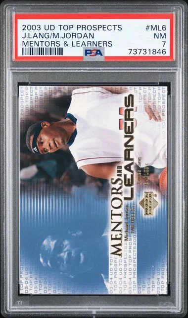 2003-04 Upper Deck Michael Jordan/James Lang Top Prospects Mentors & Learners #ML6 card image