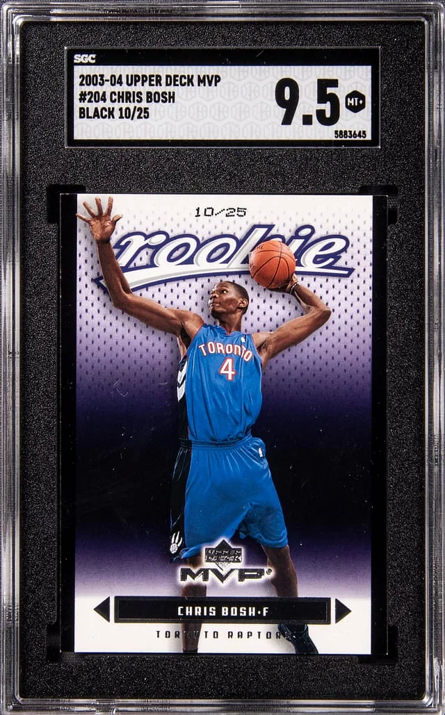 2003-04 Upper Deck MVP Chris Bosh Black #204 card image