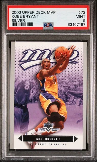 2003-04 Upper Deck MVP Kobe Bryant Silver #72 card image