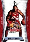 2003-04 Upper Deck MVP Lebron James Sportsnut Fantasy #SN90 card image